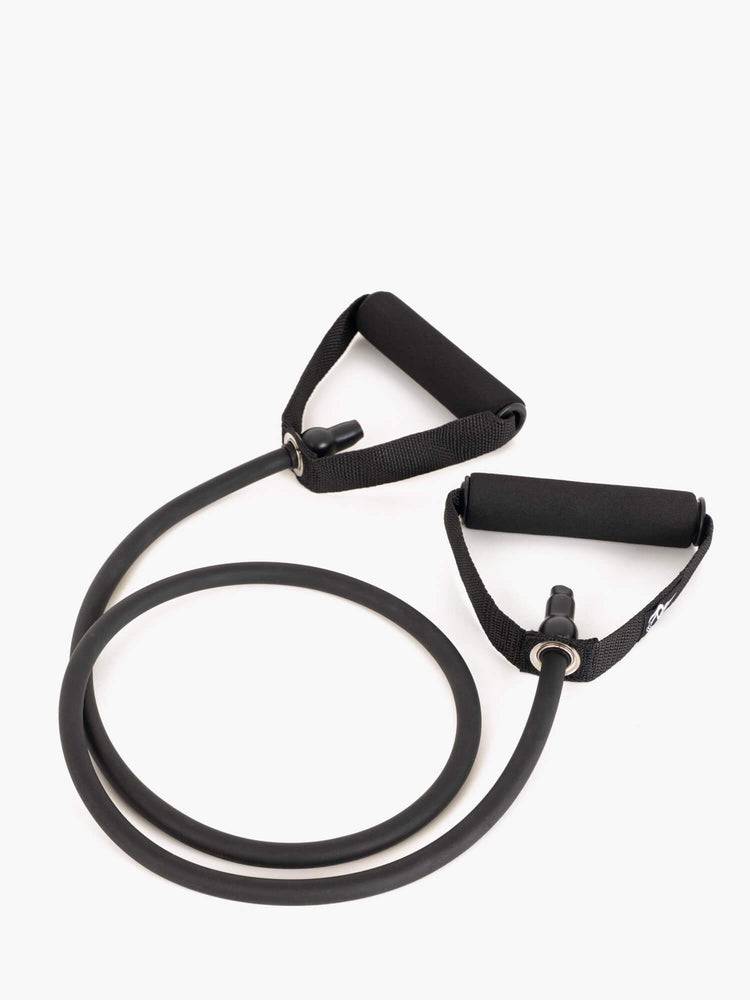 Black Ryderwear Women Heavy Tube Handle Resistance Band Women\'s Accessories | AU3096DN