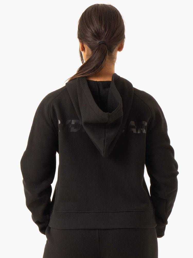 Black Ryderwear Women Hoodie Sideline Women's Hoodie | AU1694UT