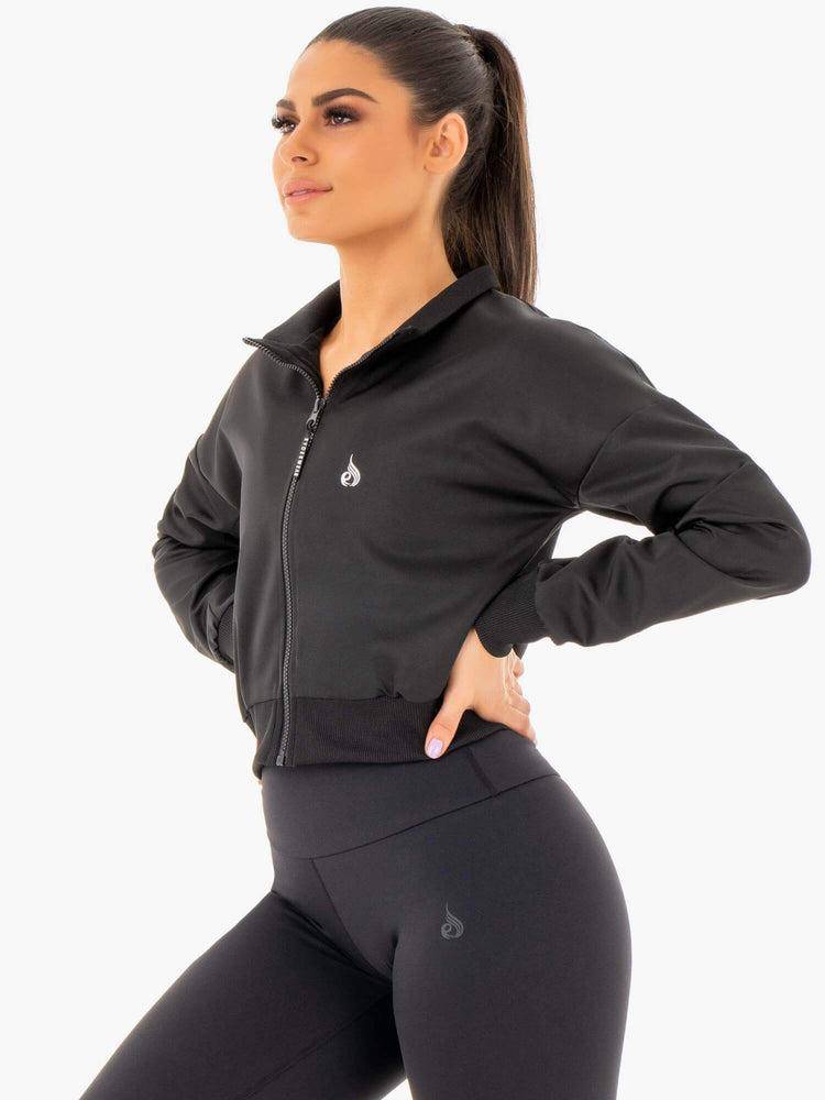 Black Ryderwear Women Jackets Adapt Bomber Women's Jackets | AU1706LH