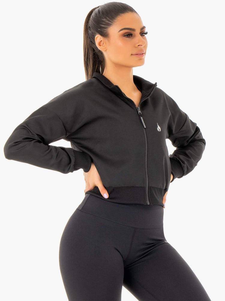 Black Ryderwear Women Jackets Adapt Bomber Women's Jackets | AU1706LH