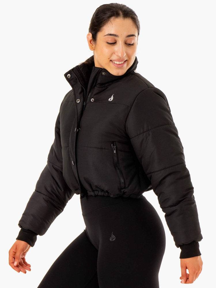 Black Ryderwear Women Jackets Apex Puffer Women's Jackets | AU1715WY