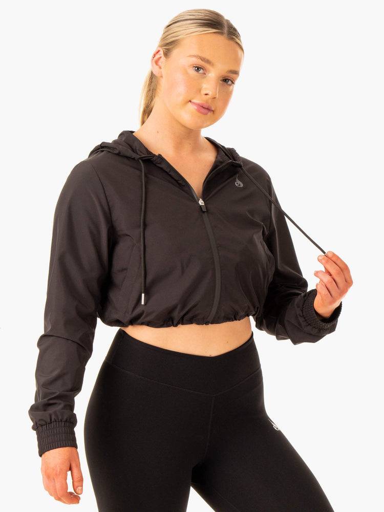 Black Ryderwear Women Jackets Element Windbreaker Women's Jackets | AU1722OR