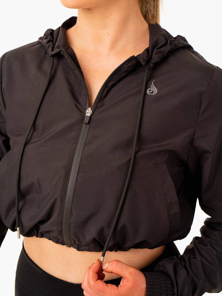 Black Ryderwear Women Jackets Element Windbreaker Women's Jackets | AU1722OR