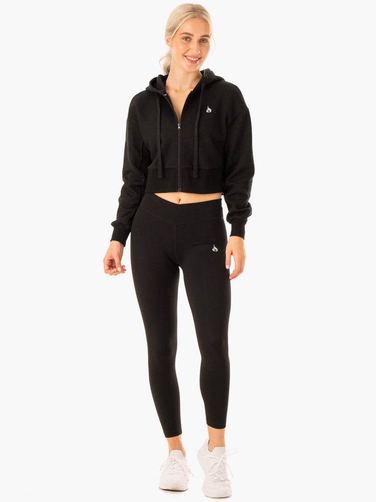 Black Ryderwear Women Jackets Revival Zip Up Women's Jackets | AU1712NB