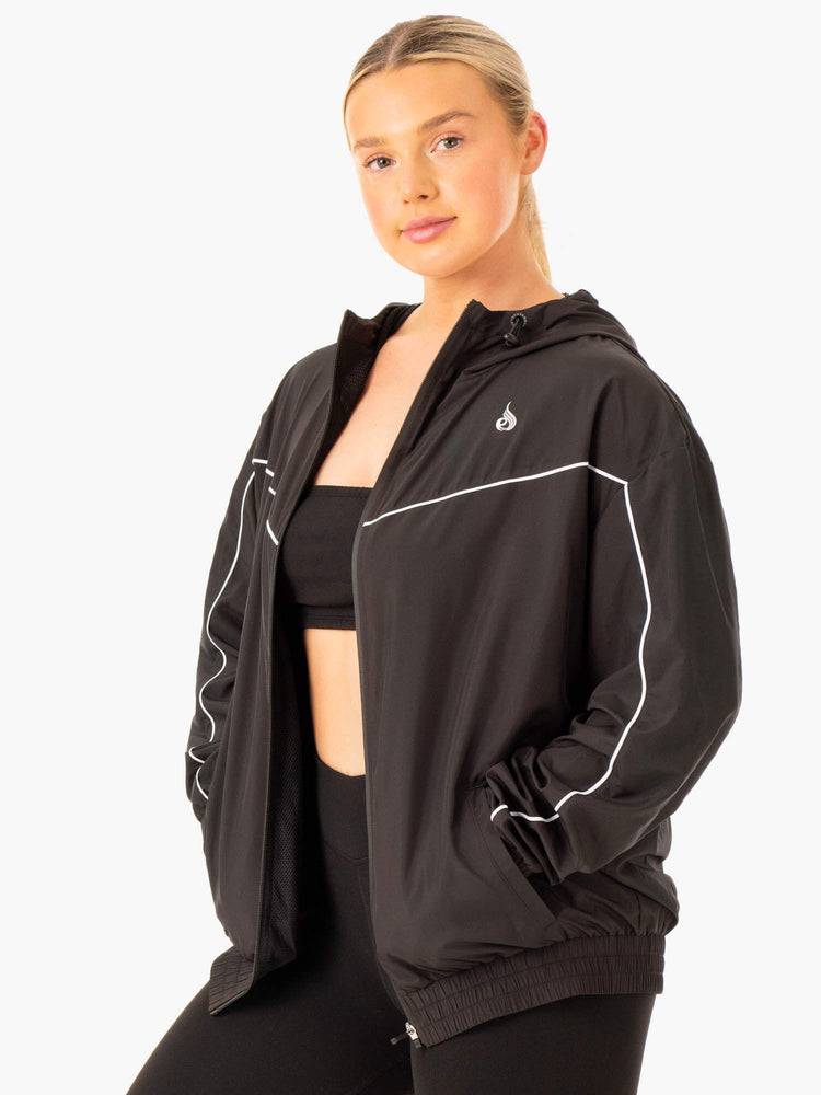 Black Ryderwear Women Jackets Ultimate Windbreaker Women\'s Jackets | AU1720UT