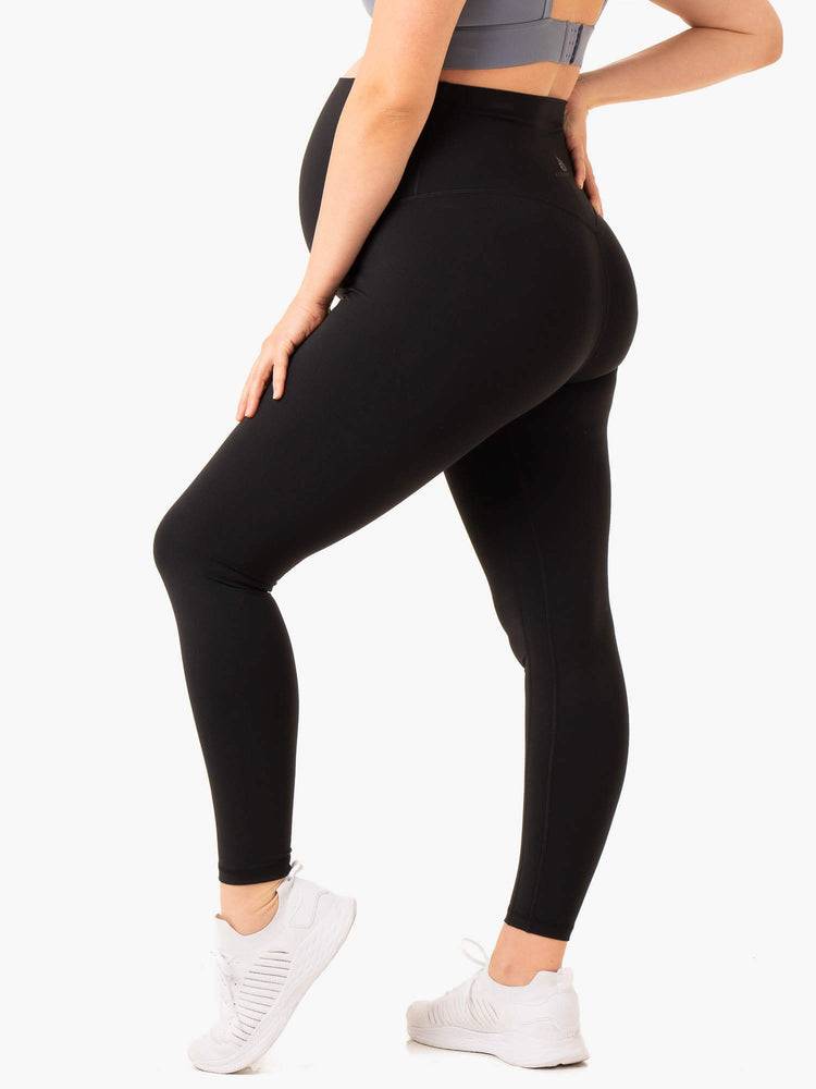 Black Ryderwear Women Leggings Active Bump Women's Leggings | AU1778DN