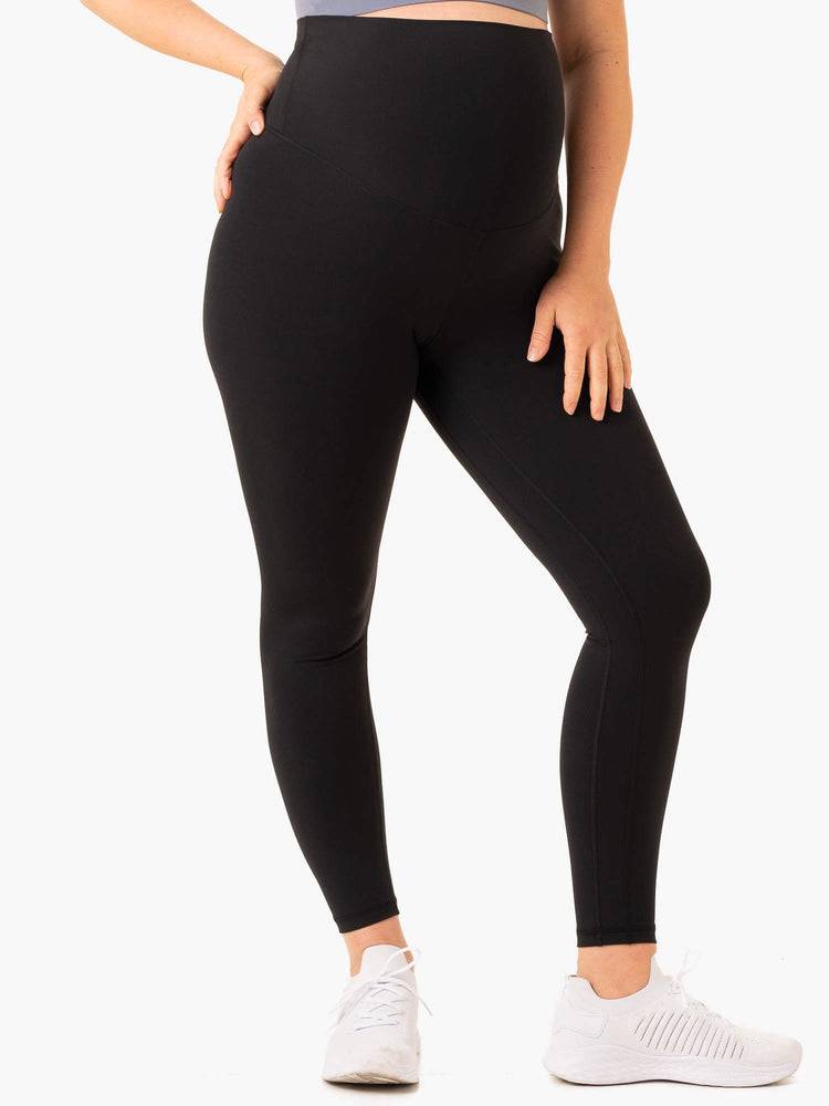 Black Ryderwear Women Leggings Active Bump Women's Leggings | AU1778DN