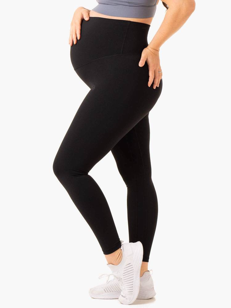 Black Ryderwear Women Leggings Active Bump Women\'s Leggings | AU1778DN