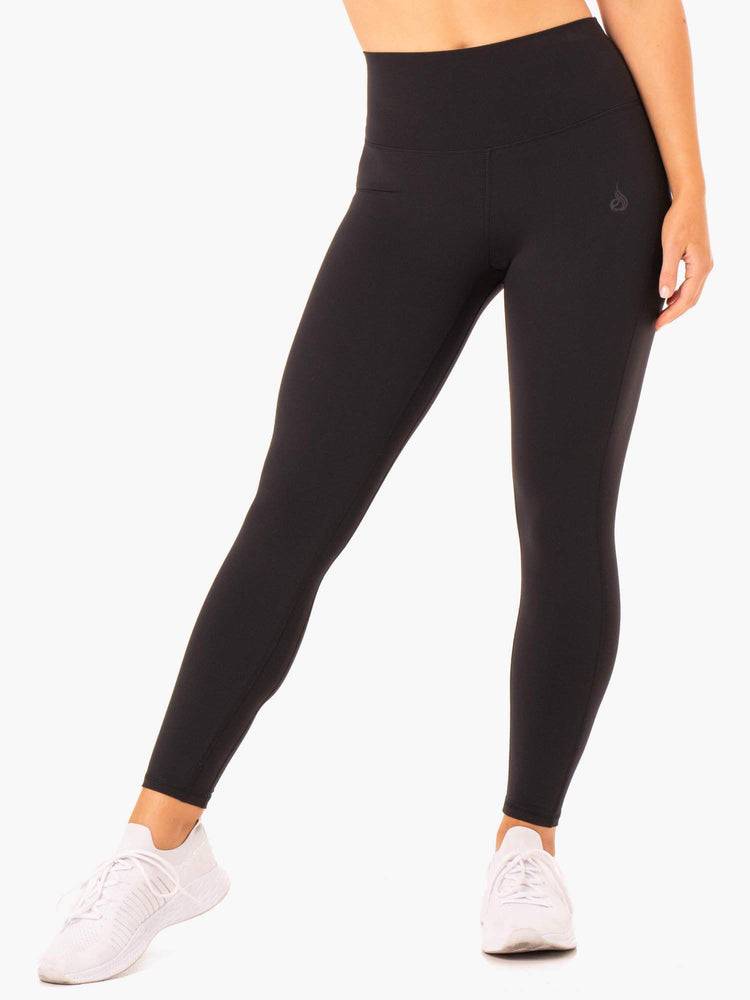 Black Ryderwear Women Leggings NKD Align Women's Leggings | AU1924EX