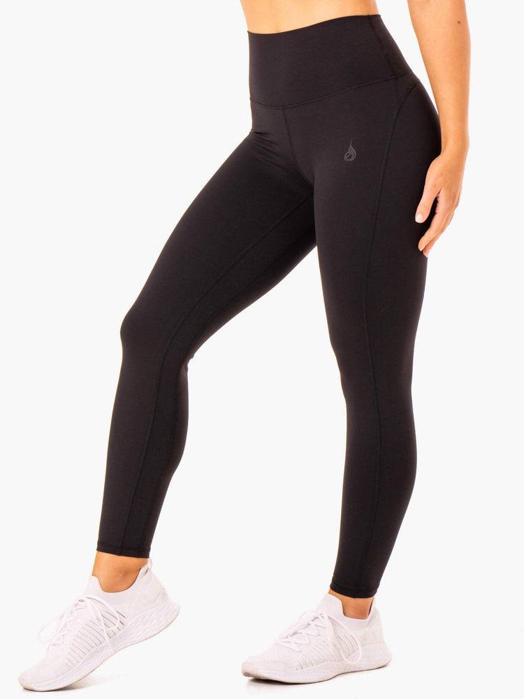 Black Ryderwear Women Leggings NKD Align Women's Leggings | AU1924EX