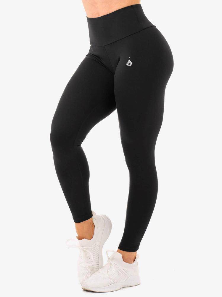 Black Ryderwear Women Leggings Staples High Waisted Women's Leggings | AU1759ZG