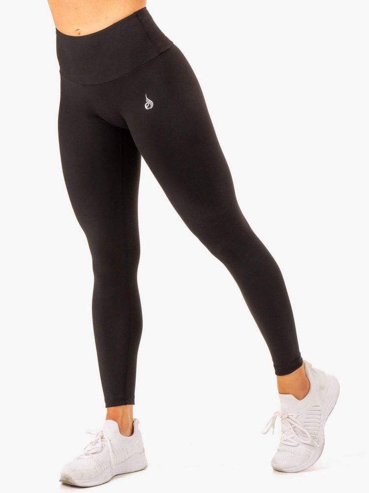 Black Ryderwear Women Leggings Vital High Waisted Scrunch Women\'s Leggings | AU1908DN