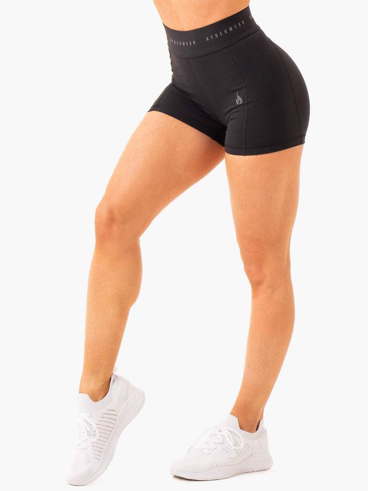 Black Ryderwear Women Shorts Advance Compression Women's Shorts | AU2150XF