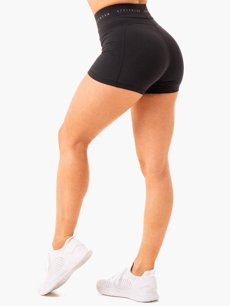 Black Ryderwear Women Shorts Advance Compression Women's Shorts | AU2150XF