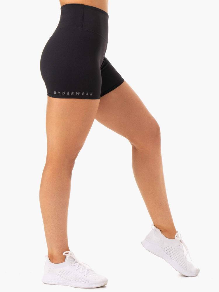 Black Ryderwear Women Shorts Amazon High Waisted Women's Shorts | AU2019ZG