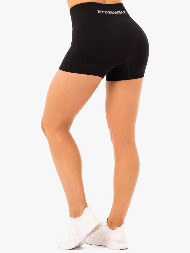 Black Ryderwear Women Shorts Electra Seamless Women's Shorts | AU1968XF