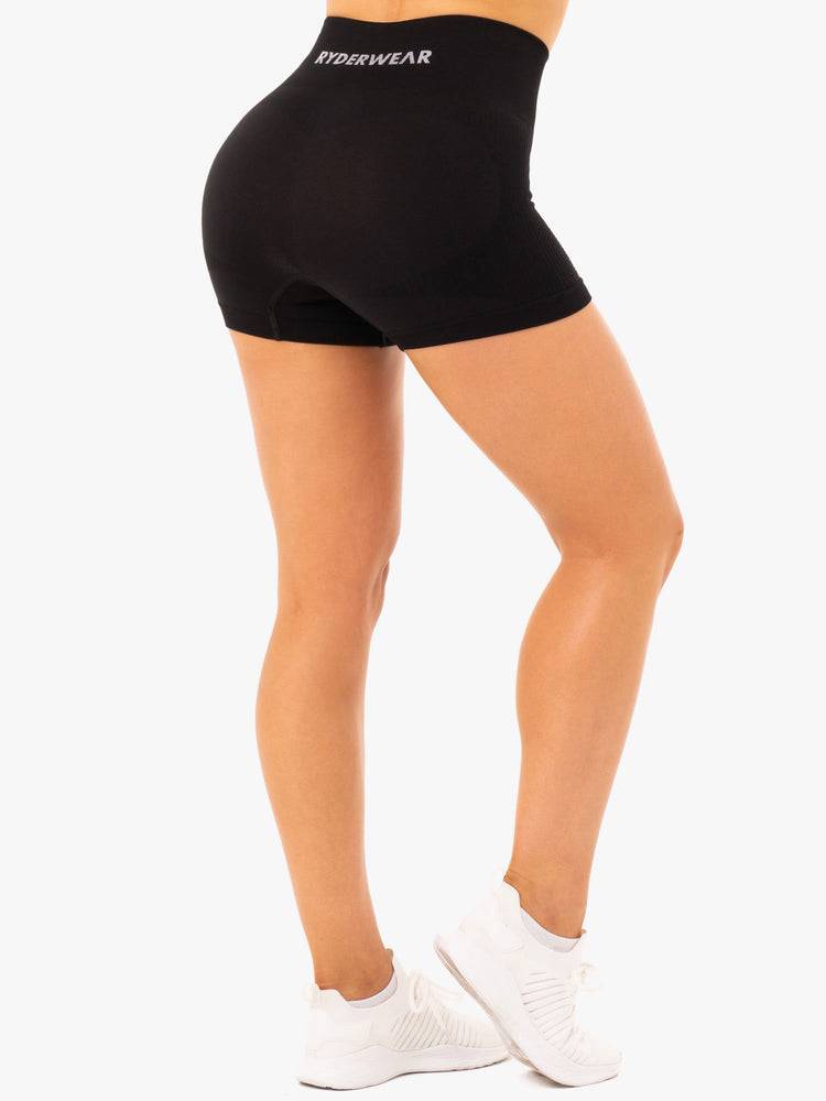 Black Ryderwear Women Shorts Electra Seamless Women's Shorts | AU1968XF