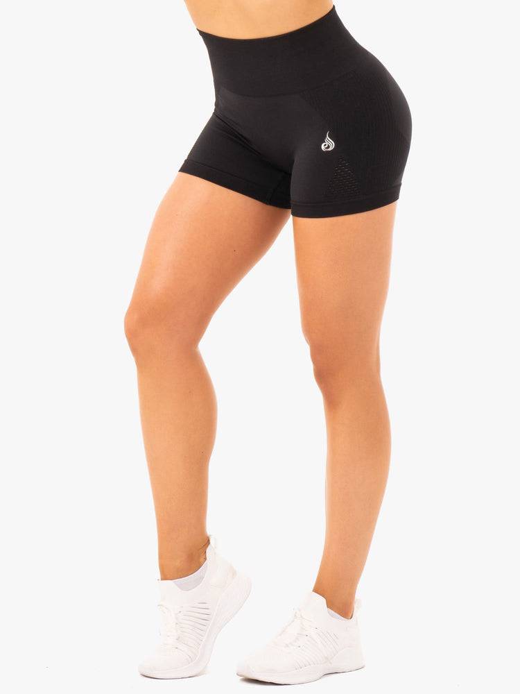 Black Ryderwear Women Shorts Electra Seamless Women\'s Shorts | AU1968XF