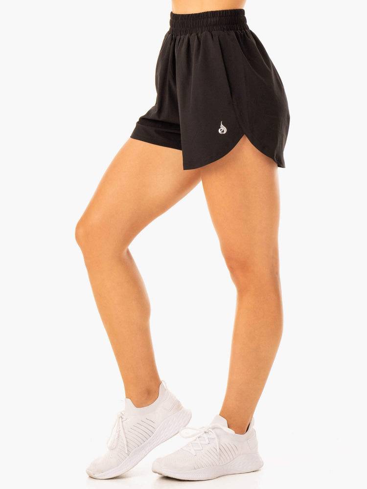 Black Ryderwear Women Shorts Element Training Women's Shorts | AU2051MA