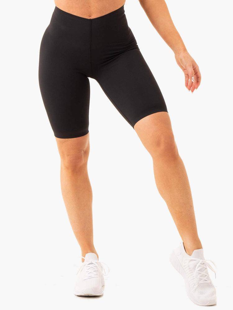 Black Ryderwear Women Shorts Extend Compression Bike Women's Shorts | AU2075BC