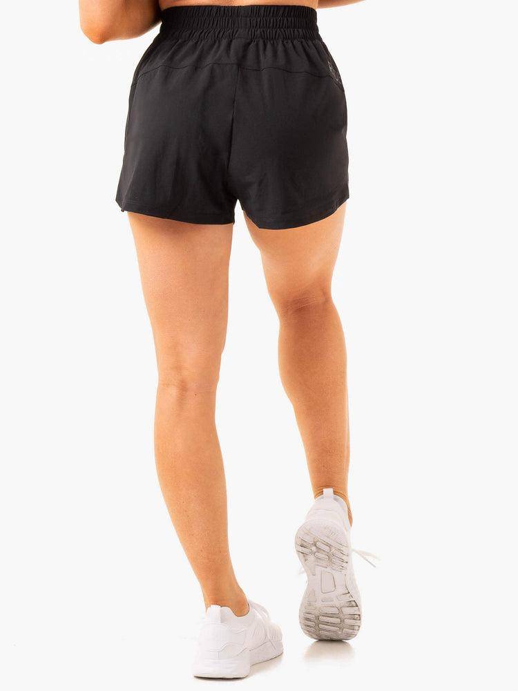 Black Ryderwear Women Shorts Level Up Training Women's Shorts | AU2015HK