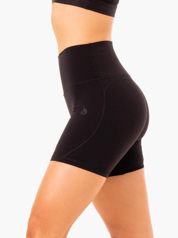 Black Ryderwear Women Shorts NKD Align Women's Shorts | AU2188UT