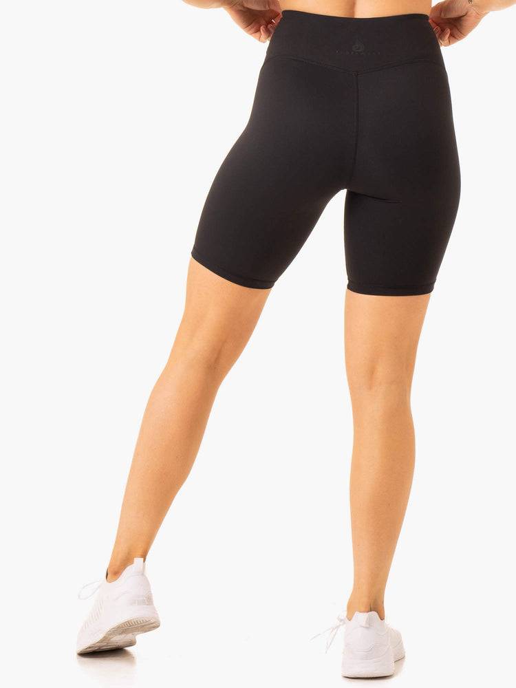 Black Ryderwear Women Shorts NKD Frame High Waisted Bike Women's Shorts | AU2115SO