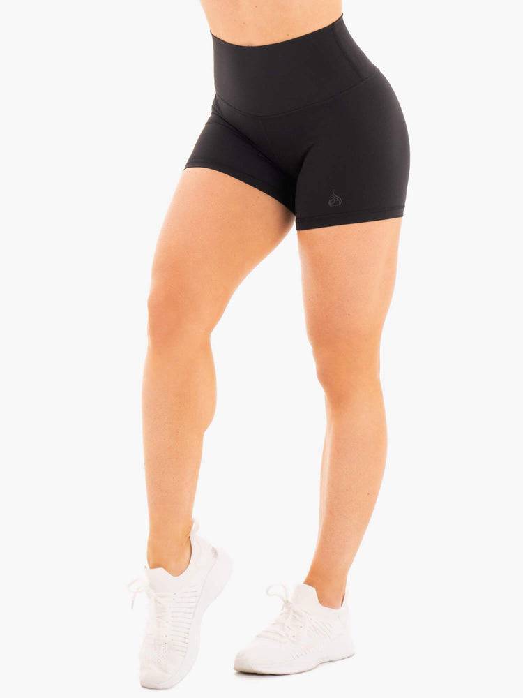 Black Ryderwear Women Shorts NKD High Waisted Women\'s Shorts | AU2053WY