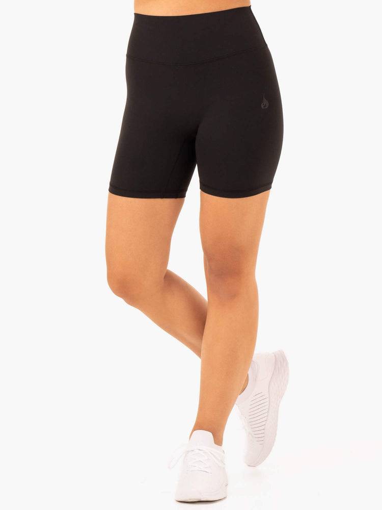 Black Ryderwear Women Shorts NKD Refine High Waisted Women\'s Shorts | AU2009PQ