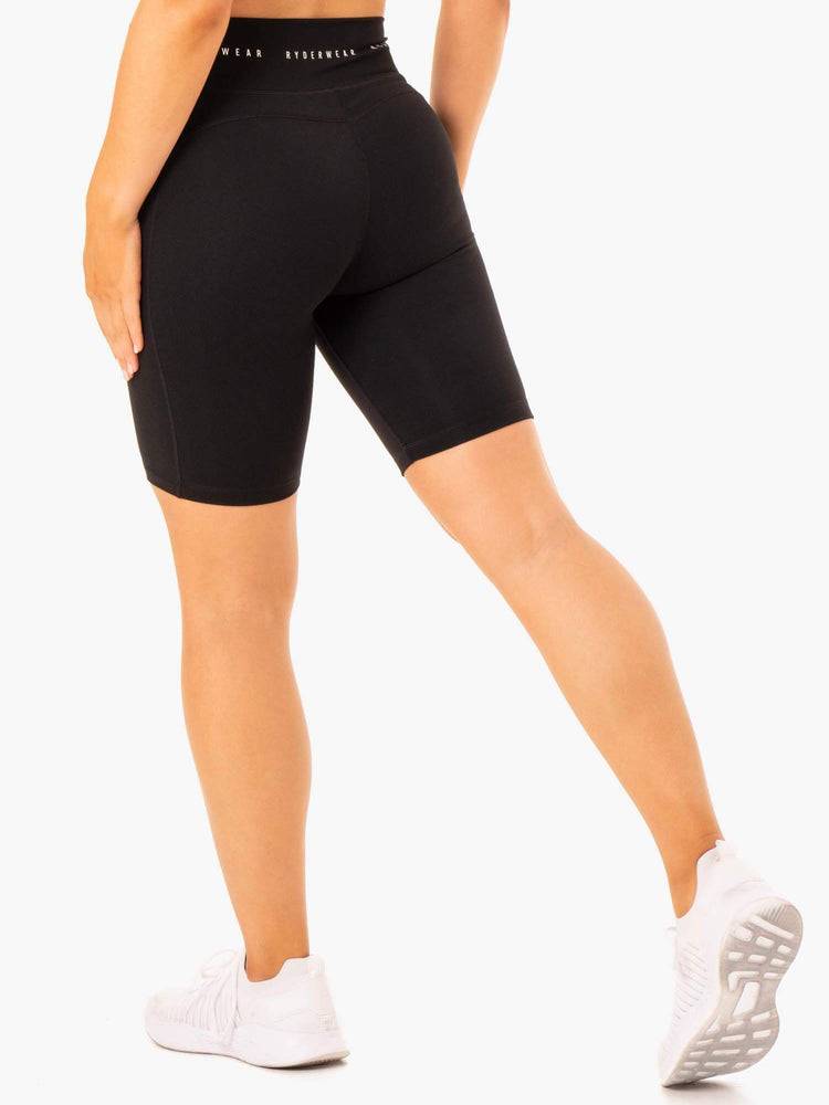 Black Ryderwear Women Shorts Reflex High Waisted Bike Women's Shorts | AU2156QZ