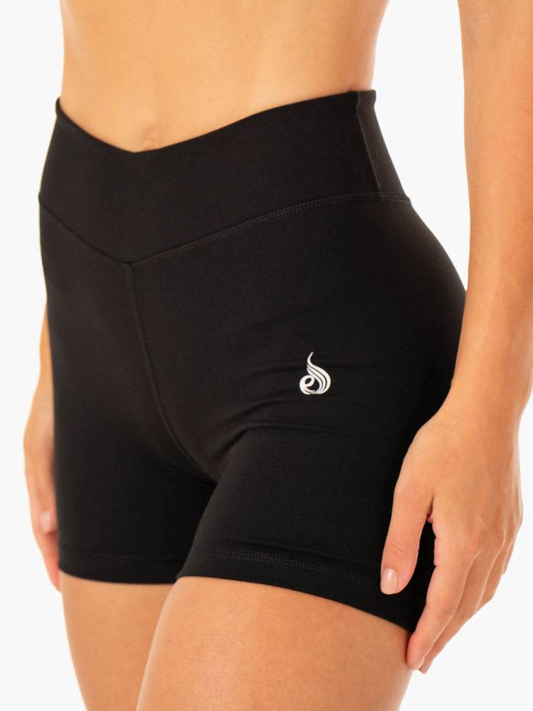 Black Ryderwear Women Shorts Revival Scrunch Bum Women's Shorts | AU2155MA