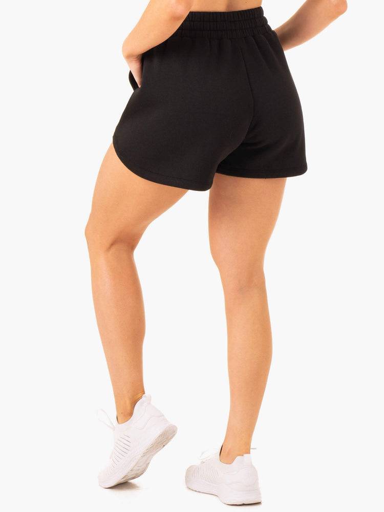 Black Ryderwear Women Shorts Sideline Track Women's Shorts | AU2130QZ