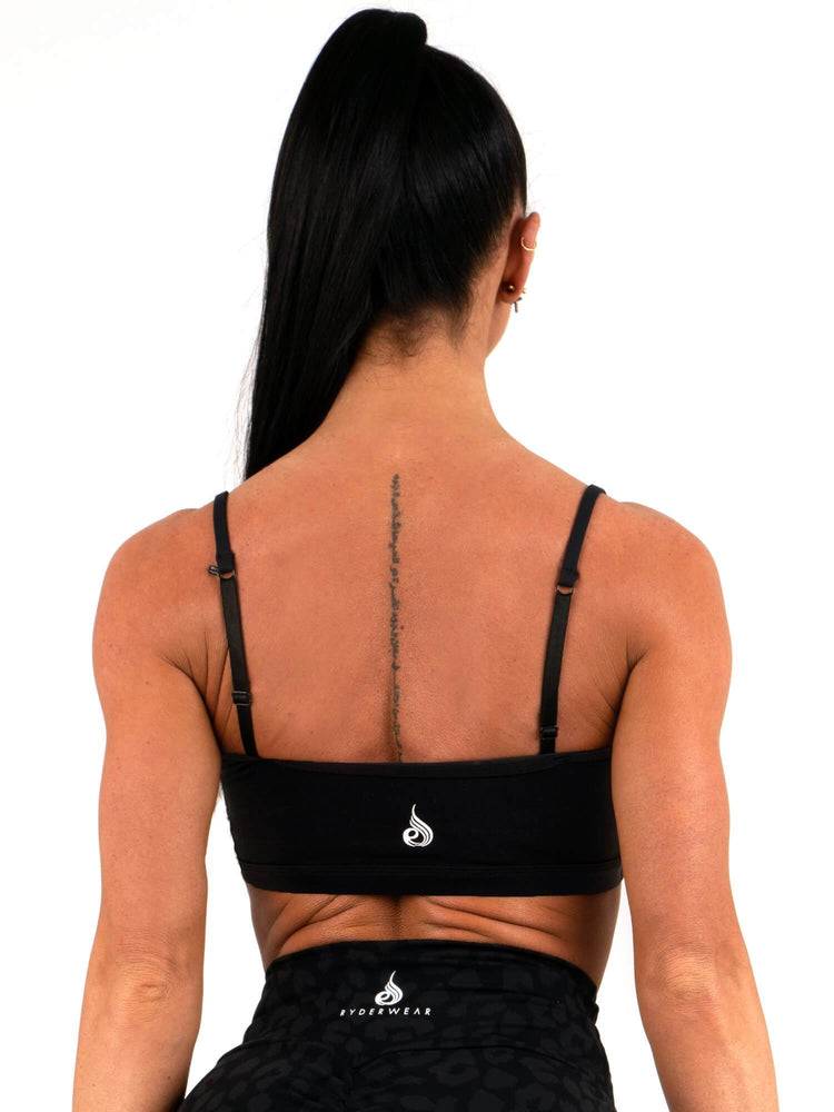 Black Ryderwear Women Sports Bra Animal Women's Sports Bra | AU2493GL