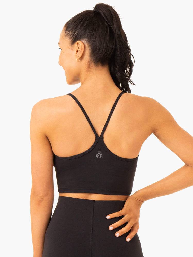 Black Ryderwear Women Sports Bra Embody Compression Tank Women's Sports Bra | AU2244AP