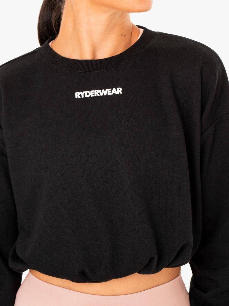 Black Ryderwear Women Sweaters Replay Women's Sweaters | AU2574SO