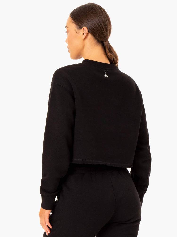 Black Ryderwear Women Sweaters Ultimate Fleece Women's Sweaters | AU2579UT