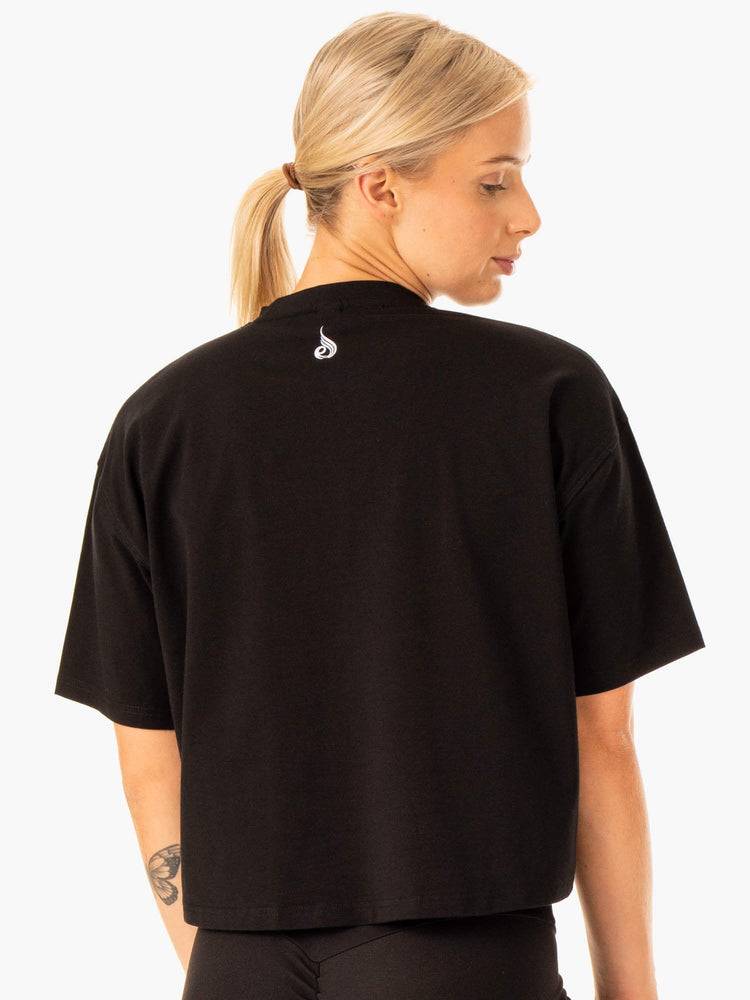 Black Ryderwear Women T Shirts Edit Women's T Shirts | AU2757VD