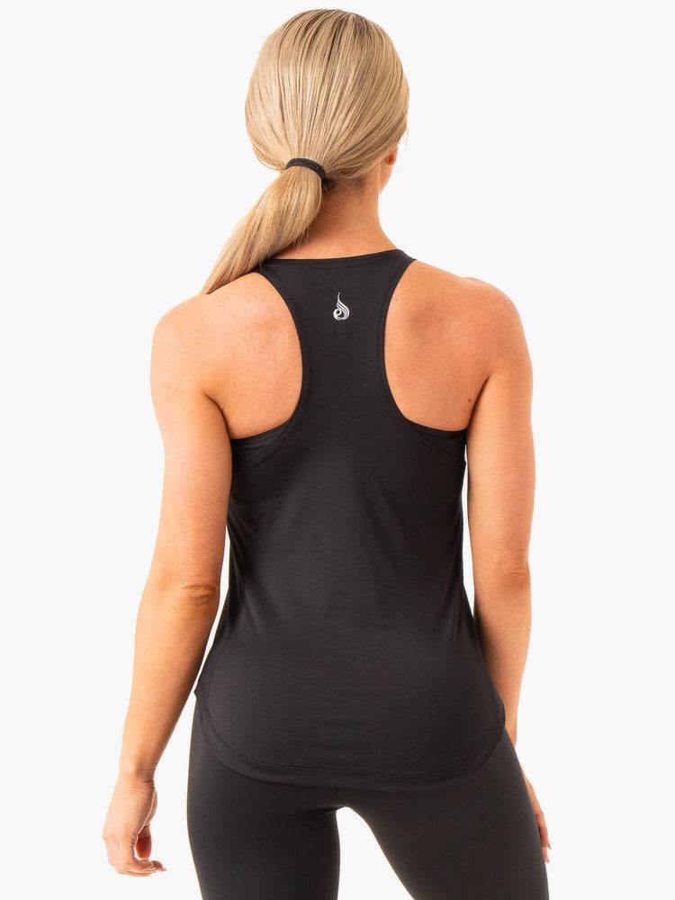 Black Ryderwear Women Tanks Elite Mesh Training Women's Tanks | AU2909FM