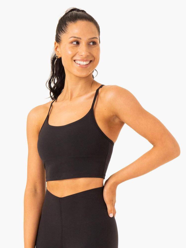 Black Ryderwear Women Tanks Embody Compression Bra Women's Tanks | AU2859AP