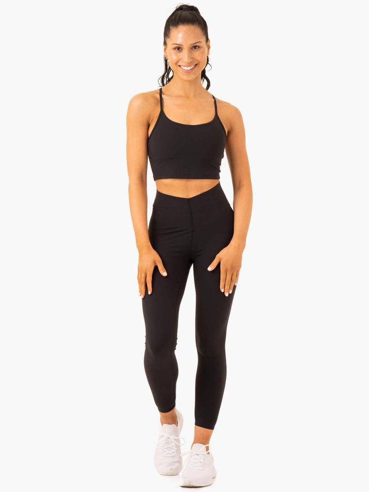 Black Ryderwear Women Tanks Embody Compression Bra Women's Tanks | AU2859AP