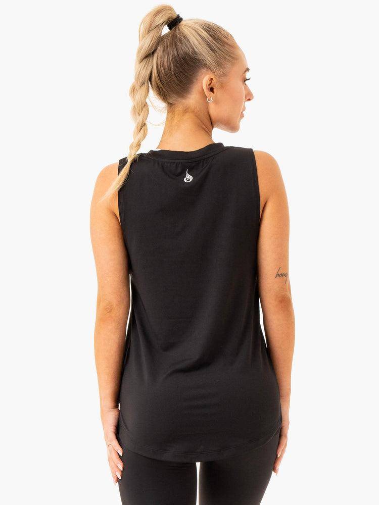 Black Ryderwear Women Tanks Freedom Training Women's Tanks | AU2883DN