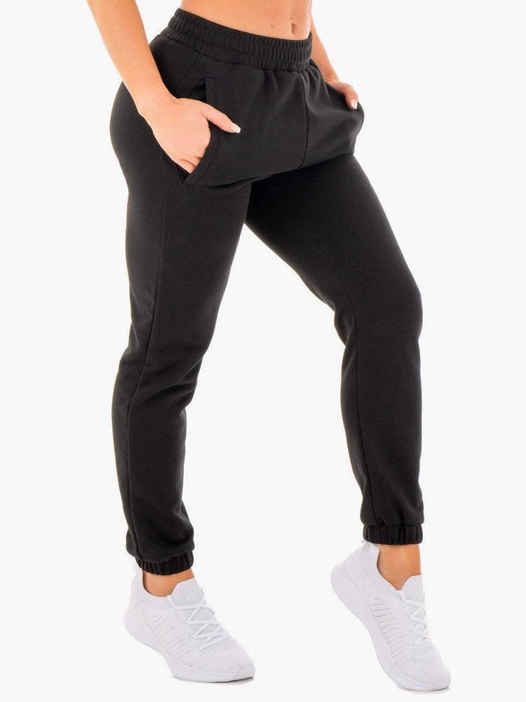 Black Ryderwear Women Track Pants Adapt Women's Track Pants | AU3038MA