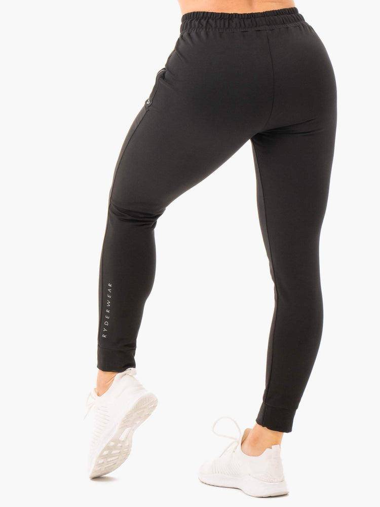 Black Ryderwear Women Track Pants Luxe Women's Track Pants | AU3033TV