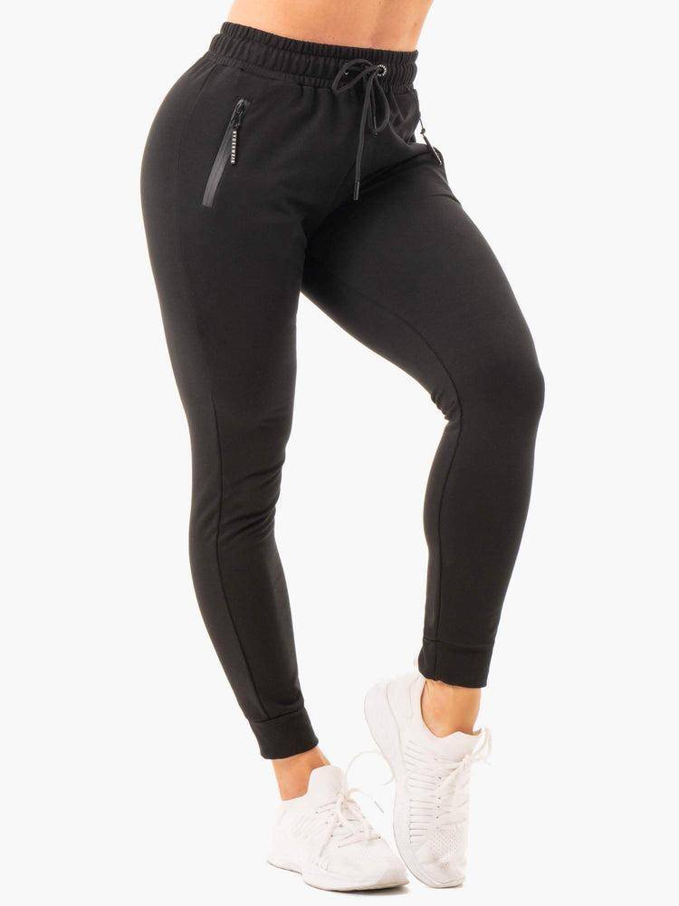 Black Ryderwear Women Track Pants Luxe Women's Track Pants | AU3033TV