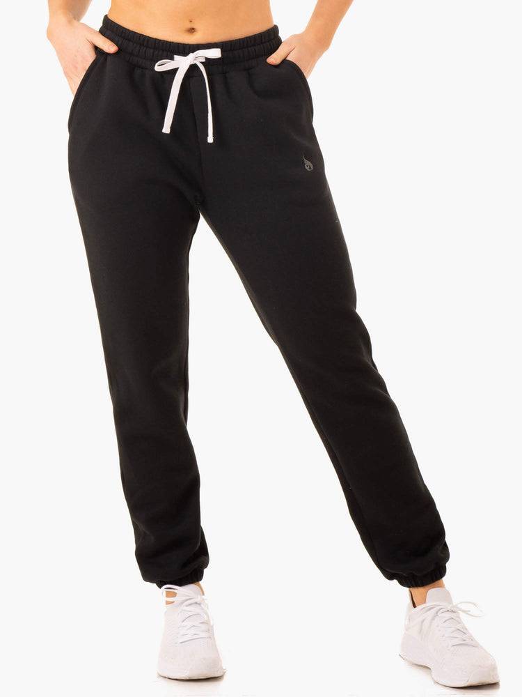 Black Ryderwear Women Track Pants Restore Women\'s Track Pants | AU3079RW