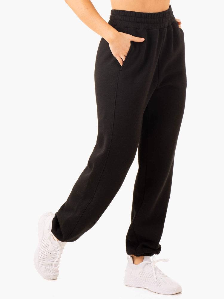 Black Ryderwear Women Track Pants Sideline Women's Track Pants | AU3075IS