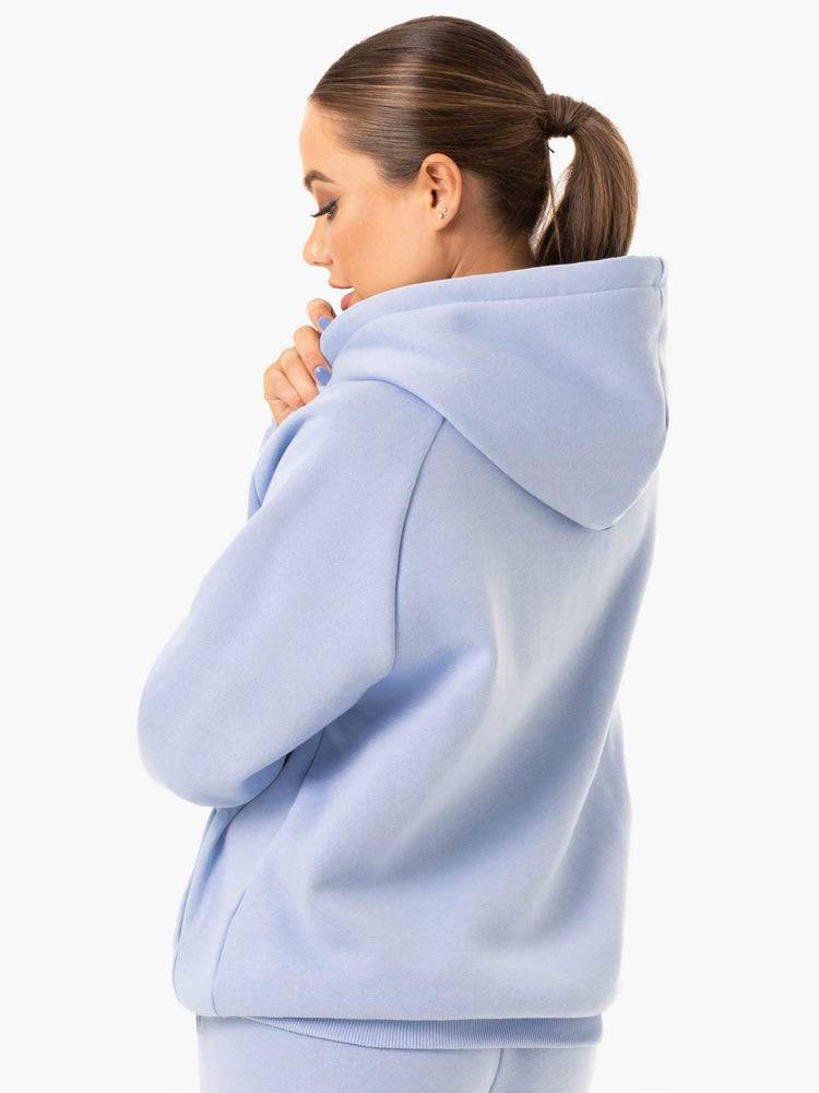 Blue Marl Ryderwear Women Hoodie Off Duty Fleece Women's Hoodie | AU1658VD