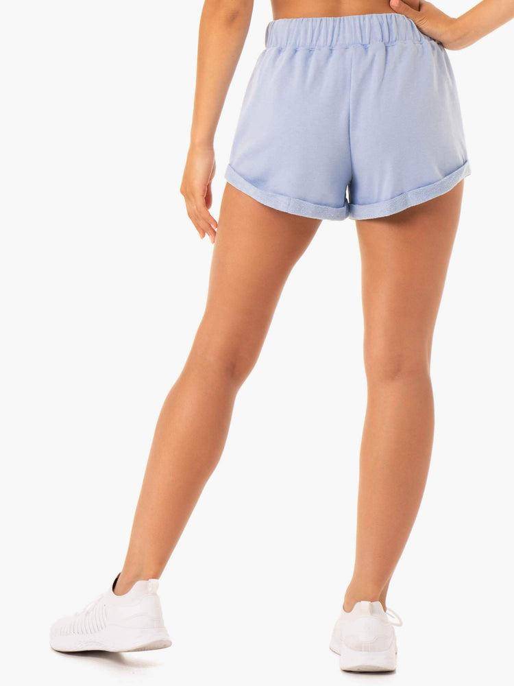 Blue Marl Ryderwear Women Shorts Off Duty Fleece Women's Shorts | AU1972NB