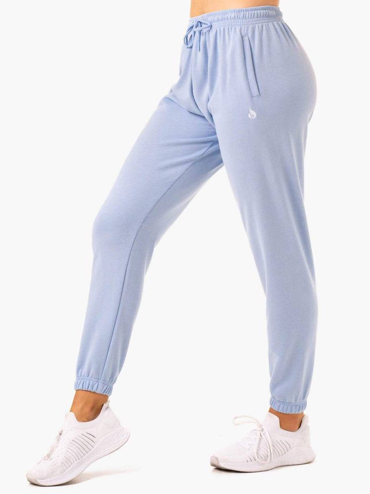 Blue Marl Ryderwear Women Track Pants Off-Duty Fleece Women's Track Pants | AU3049HK