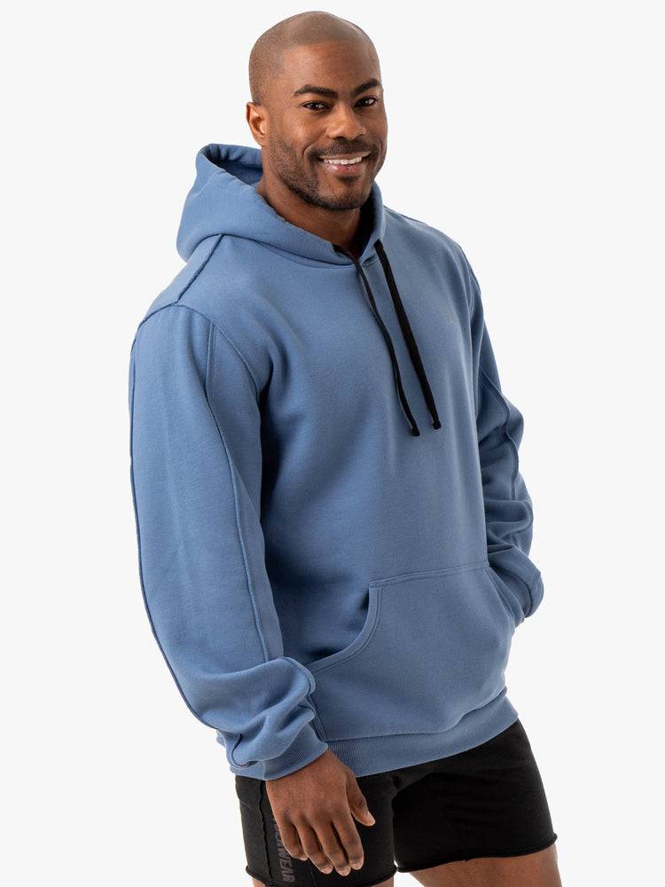 Blue Ryderwear Men Hoodie Force Pullover Men's Hoodie | AU1462OR